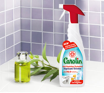 Carolin Spray Antibacterieel zonder javel
